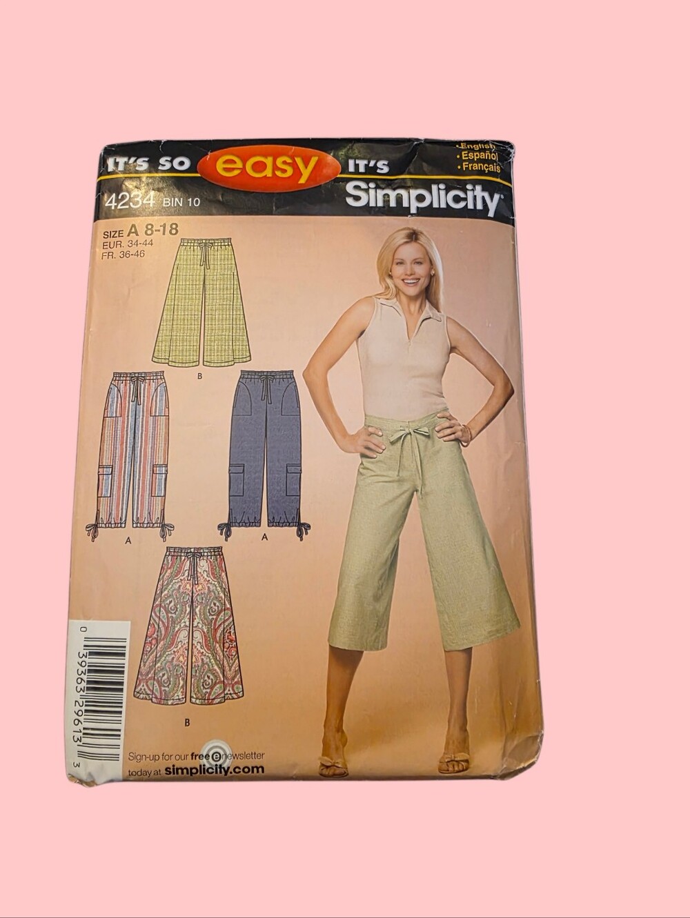 Simplicity Pattern 4234 Size A 8-18